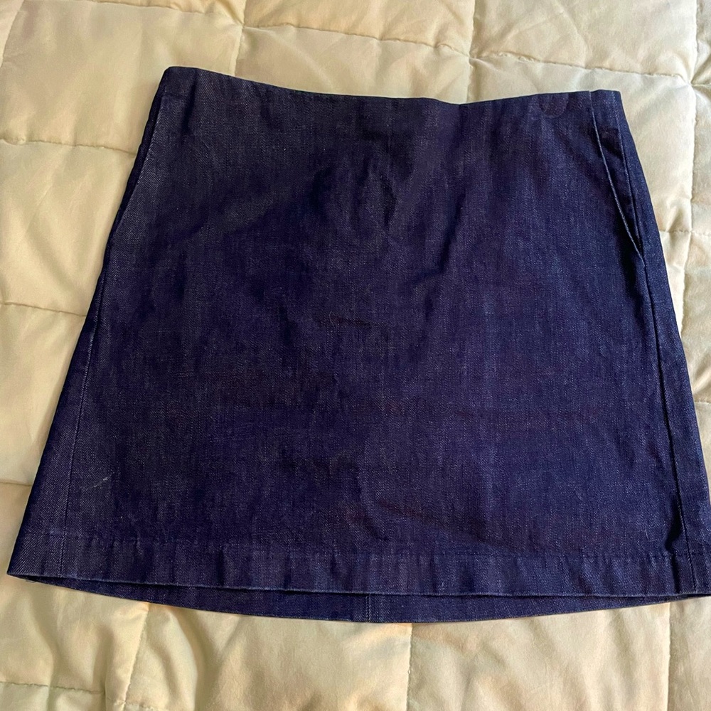Gap mini skirt denim